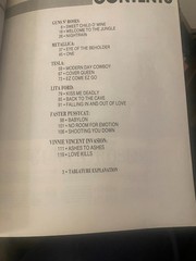 Hot Metal *songbook *guitar *vocals *tablature *sheet music *tabs *1988