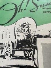 Vintage Sheet Music Oh! Susanna 1935 WARNING OFFENSIVE N Word In Lyric. Rare ?