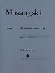Mussorgsky Pictures at an Exhibition for Piano Henle Urtext Sheet Music Book