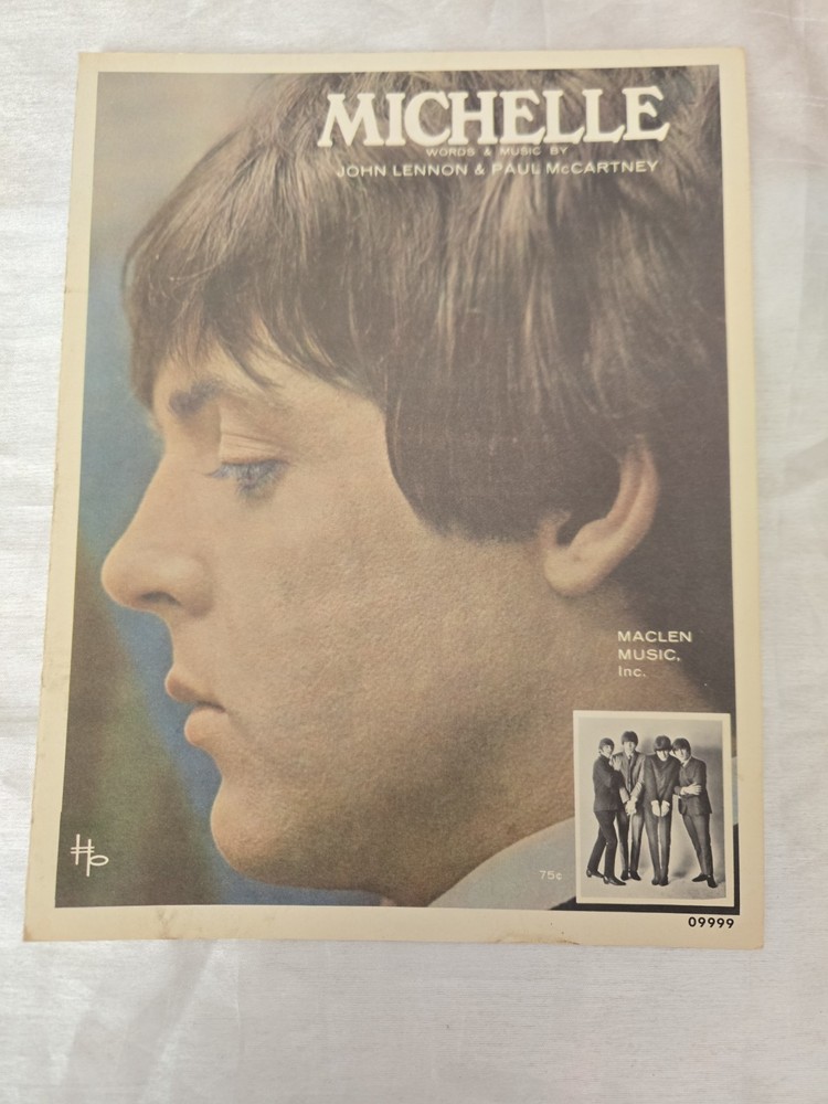 Beatles Michelle Sheet Music by Lennon & McCartney – Maclean Music 1965