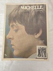 Beatles Michelle Sheet Music by Lennon & McCartney – Maclean Music 1965