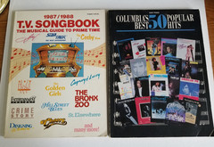 Pre-Owned 1987/1988 TV Songbook and Columbia&rsquo;s 50 Popular Hits – Sheet Music