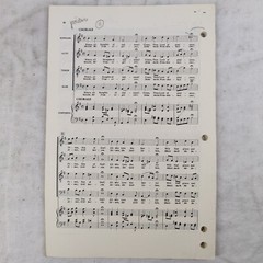 RARE 1959 Vtg « JESUS, MY GREAT PLEASURE » J. S. BACH Motets for Mixed Voices