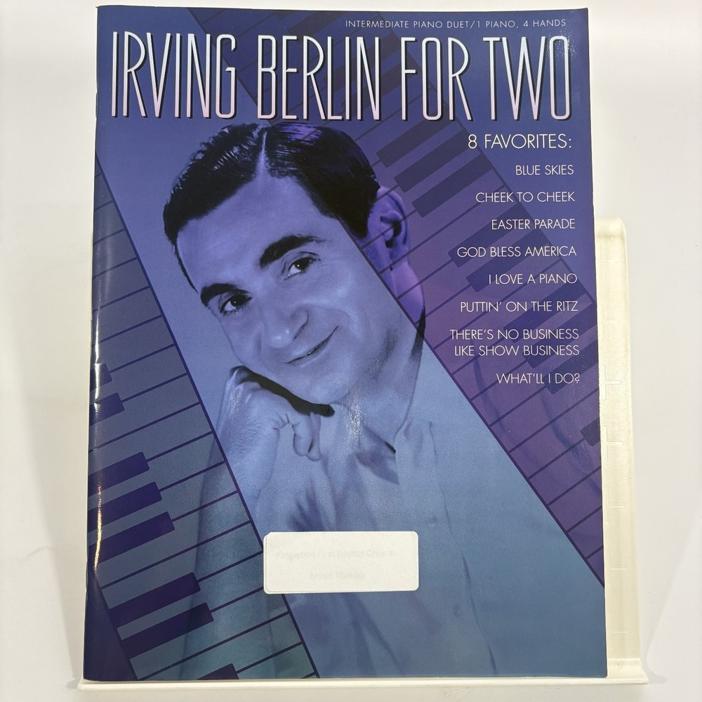 Irving Berlin For Two Songbook Intermediate Piano Duet Hal Leonard