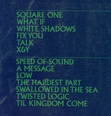 COLDPLAY X & Y sheet music songbook 2005