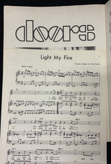 The Doors – Light My Fire – Vintage 1967 Nipper Music Co. Sheet Music Songbook