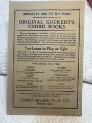 Guckert&rsquo;s Ukulele Chord Chart Beginner Instruction Book Union Music Pub. Co.