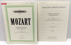 Edition Peters #7579c Mozart Violin Sonatas III, Urtext Sheet Music