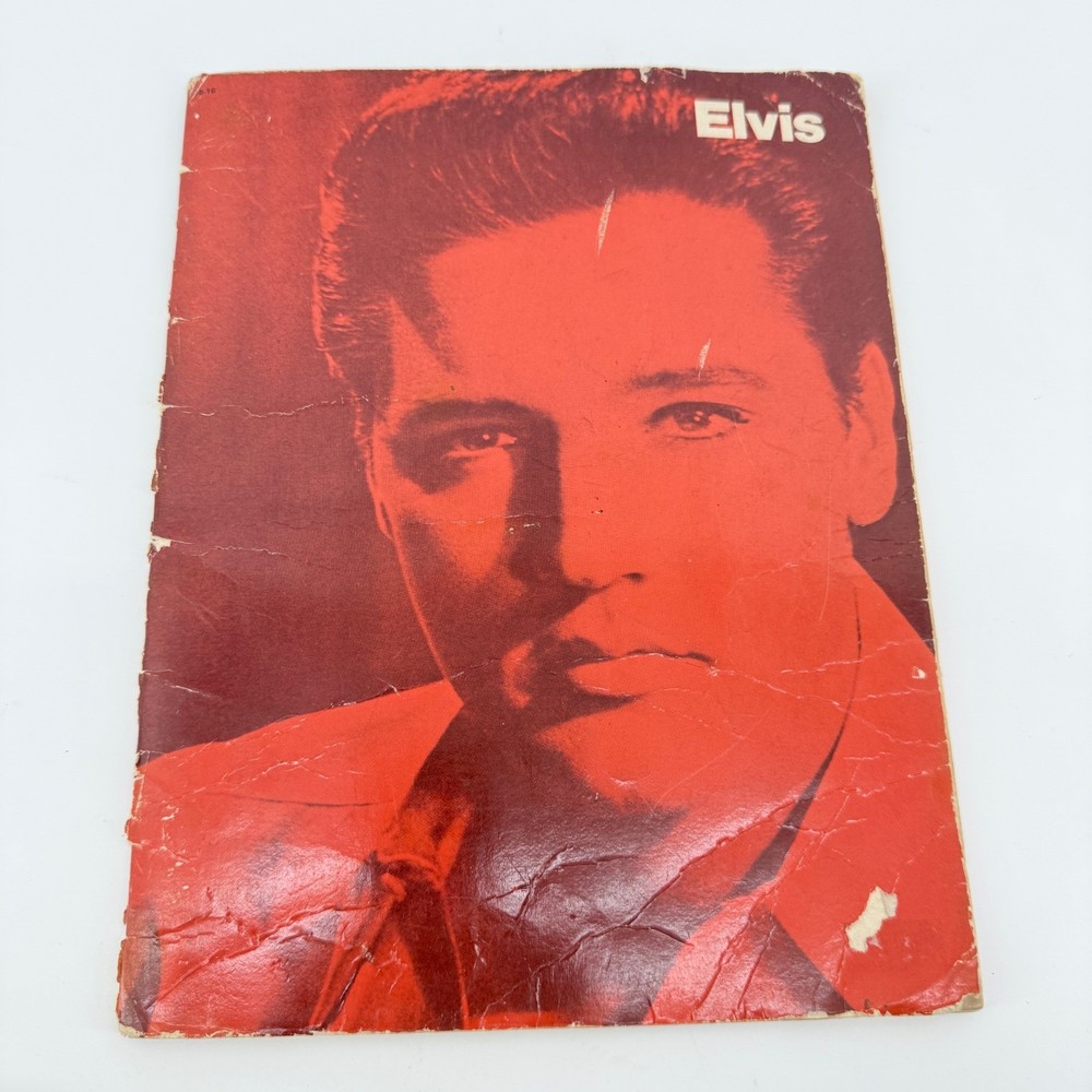 Charles Hansen Elvis Presley Sheet Music Songbook Red Paper VTG 1978
