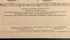 1940&rsquo;s 1950&Prime;s Vintage Lot of 5 Sheet Lyrics Words Music