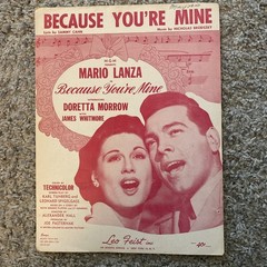 Vintage Sheet Music For Piano: MGM Pic.(7) Columbia Pic.(2) 20th Century-Fox (4)