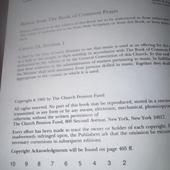 The Hymnal 1982 Service Music Volume 1 Episcopal Church HC SPIRAL Excellent