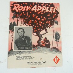 song sheet ROSY APPLES Dick James 1950
