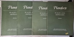 Pianoforte Scales And Arpeggios x 4 Books, Grade 4,6,7 and 8 VINTAGE Music…