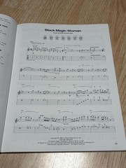 Vintage Hal Leonard Santana Greatest Hits Guitar Tab Sheet Music HL00690031