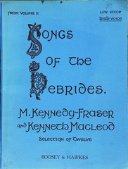 Songs of the Hebrides.Vol 2 by Fraser and Macleod (high voice)