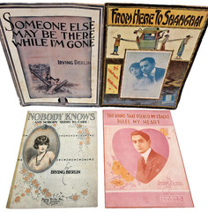 4 Sheet Music Songs By Irving Berlin 1917-1919