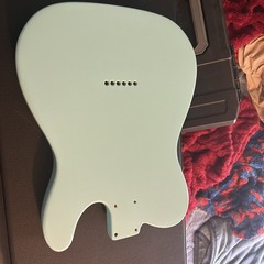Left-handed Roasted Poplar Electric Guitar Body TL Style SS Sonic Blue Color