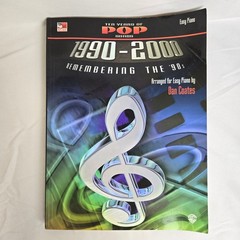 Ten Years of Pop Songs 1990-2000 Songbook Arranged Easy Piano Dan Coates Vintage
