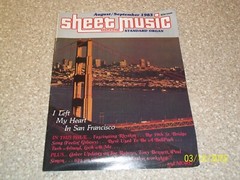 Lot of 9 Sheet Music Magazine All 1982 – 1983 Back Issues