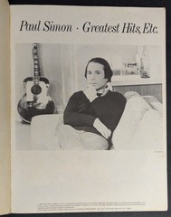 Paul Simon Greatest Hits Etc Songbook 1977 Charing Cross Music