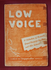 1949 Singspiration LOW VOICE #4 four Gospel Music Songbook Baritone & Alto Solos