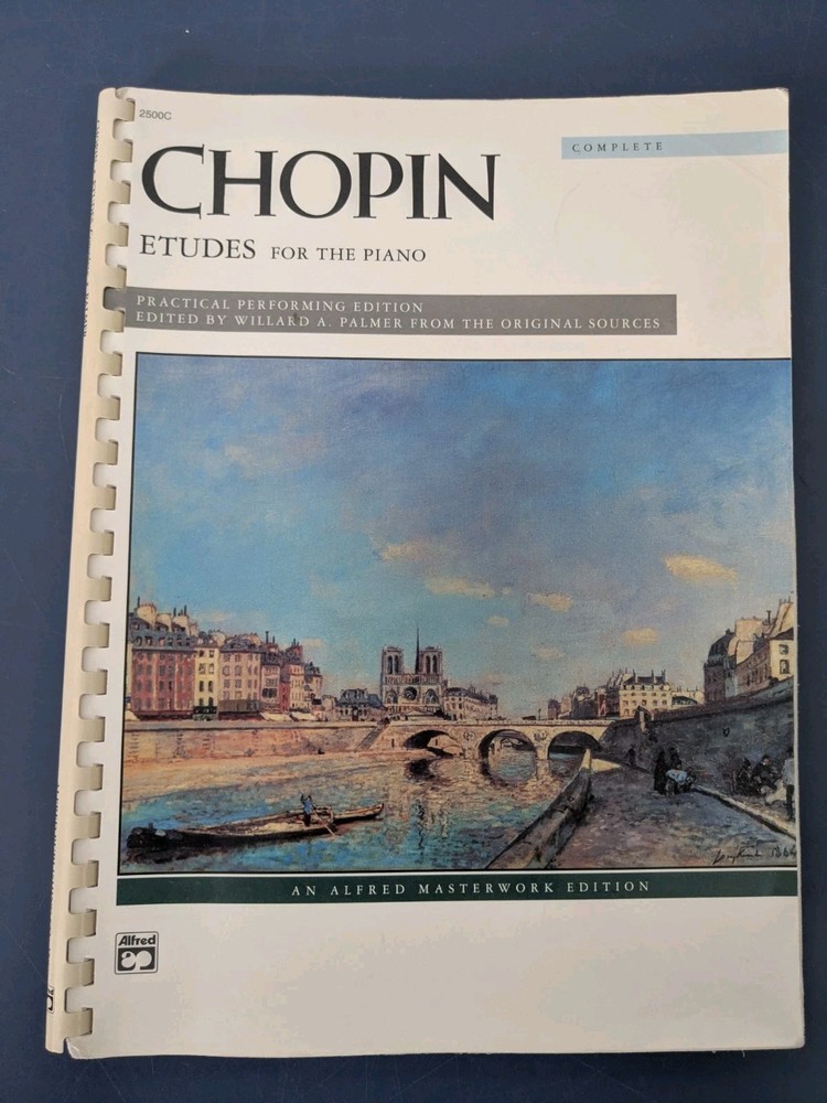 Chopin Etudes Songbook Sheet Music- Spiral Bound