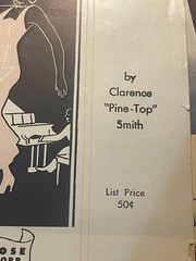 Original Boogie Woogie Piano Solo Sheet Music 1939 Clarence Pine-Top Smith NICE