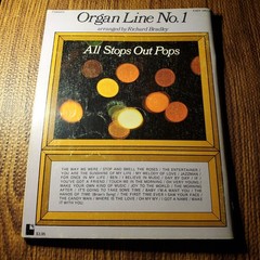 Organ Line No. 1 All Stops Out Pops Vocal Selections Easy Organ 1974