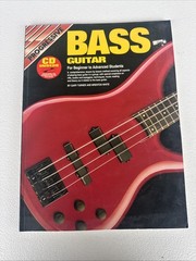 Progressive Bass Guitar For Beg – Advan Sheet Music Song Book Self Teach With CD