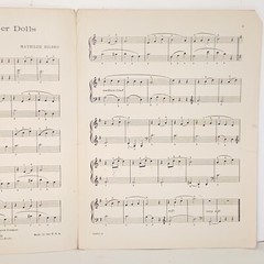Antique 1924 Waltz of the Paper Dolls Piano Sheet Music by Mathilde Bilbro