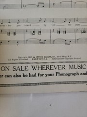 Vintage Lot Of 19 Sheet Music Pages Some Irving Berlin 20s 50s