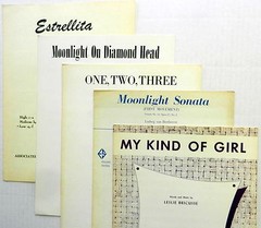 Lot Of 25 Various TWENTIETH CENTURY Sheet Music POP AC EASY Listening #2