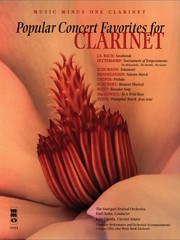 Popular Concert Favorites with Orchestra Clarinet Solo Sheet Music Book CD