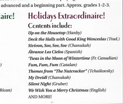 Music Book String Bass Holidays Extraordinaire! A Multi Level Approach