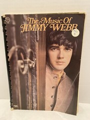 The Music Of Jimmy Webb Music Book 1970 Vintage Songbook And Poster RARE VINTAGE
