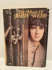 The Music Of Jimmy Webb Music Book 1970 Vintage Songbook And Poster RARE VINTAGE