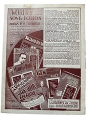 WWII 1941 Sheet Music White Cliffs of Dover Walter Kent Nat Burton Abe Lyman