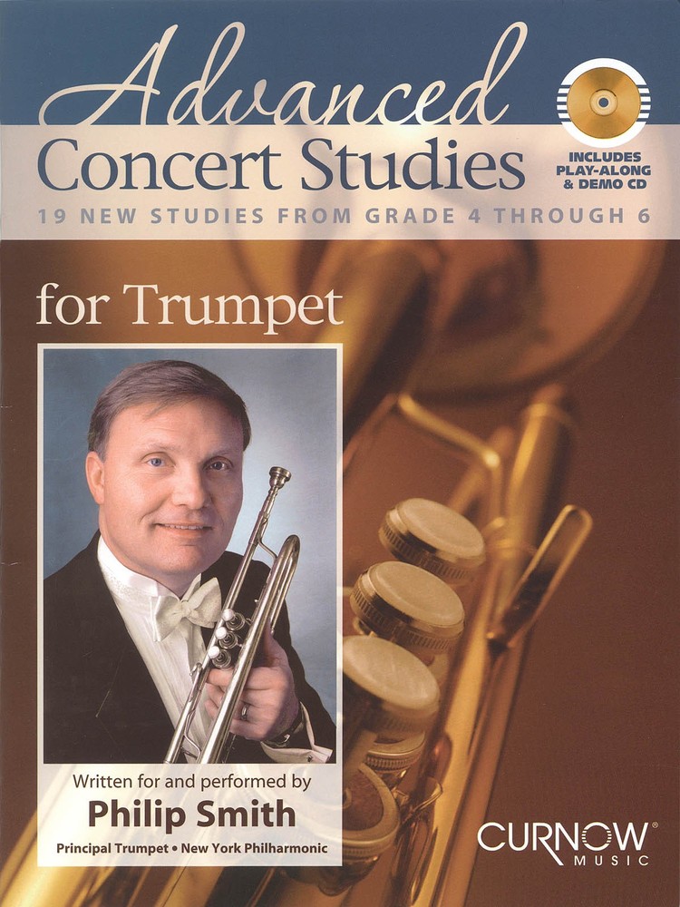 Advanced Concert Studies for Trumpet Solo Sheet Music Play-Along Book & CD Pack