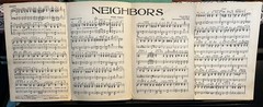 NEIGHBORS Sheet Music Fox Trot O&rsquo;Flynn Cavanaugh Weldon 1934 P/V Piano