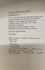 Show Tunes 1905-1985 Songs Shows Careers Of Broadway&rsquo;s Major Composers Suskin