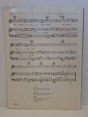 Journey Sheet Music Open Arms 1981 Steve Perry, Piano, Vocals, Guitar Vintage