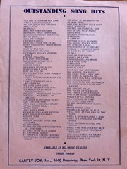 1951 « Sparrow In The Tree Top » sheet music by Guy Mitchell