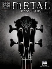 Metal Bass Tabs for Bass Guitar Recorded Versions Sheet Music 18 Songs Book