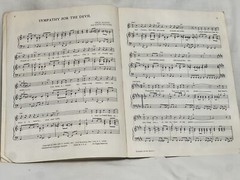 Rolling Stones Beggars Banquet Songbook Sheet Music Piano Tablature 1968