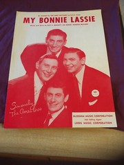 Vintage Sheet Music; My Bonnie Lassie, Ames Brothers 1952