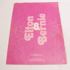 Elton John Bernie Taupin Piano Voice Songbook 1973 Dick James