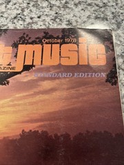 Vintage October 1978 Sheet Music Magazine Easy Edition