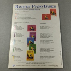 James Bastien Piano Basics Level 2 1987 Instructional Book