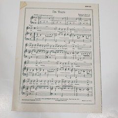 You You You Robert Mellin & Lotar Olias 1952 Piano Voice Sheet Music Vintage